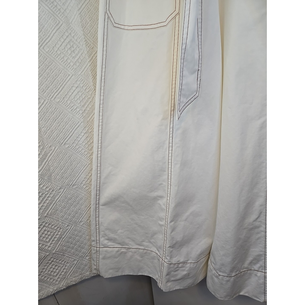 Sleeveless Utility Jumpsuit in Cream - Picture 9 of 11